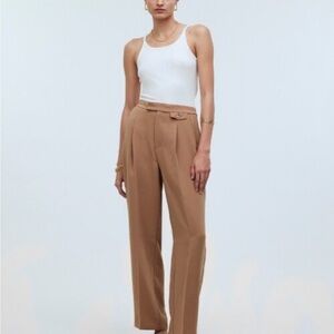 Madewell Tan Trousers, size 0